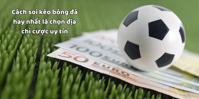 Cách soi kèo bóng đá hay nhất là chọn địa chỉ cược uy tín