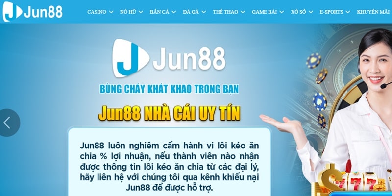 JUN88 là sân chơi uy tín với giấy phép kinh doanh hợp pháp